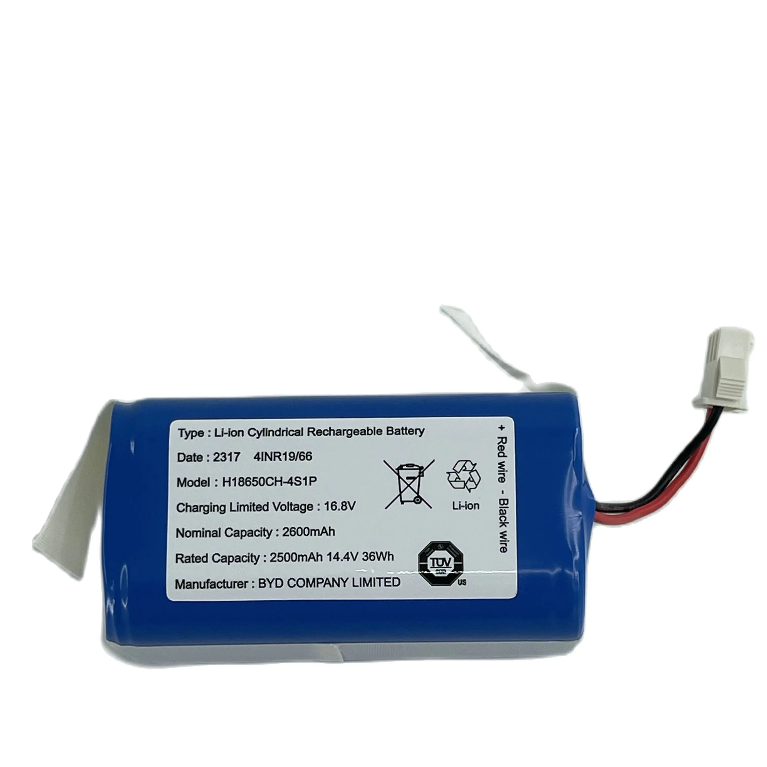 Bateria Li-ion para Lydasto G1, G1M, G2 Robot Aspirador, Acessórios Originais, Peças De Reposição De Carregamento, 2500mAh