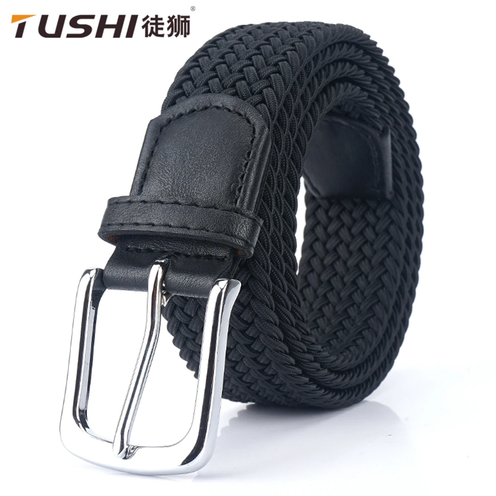 

TUSHI New Fabric Belt Men's Tactical Belt Top Quality Casual Canvas Belt Sports Outdoor Alloy Smooth Buckle Men's Belt