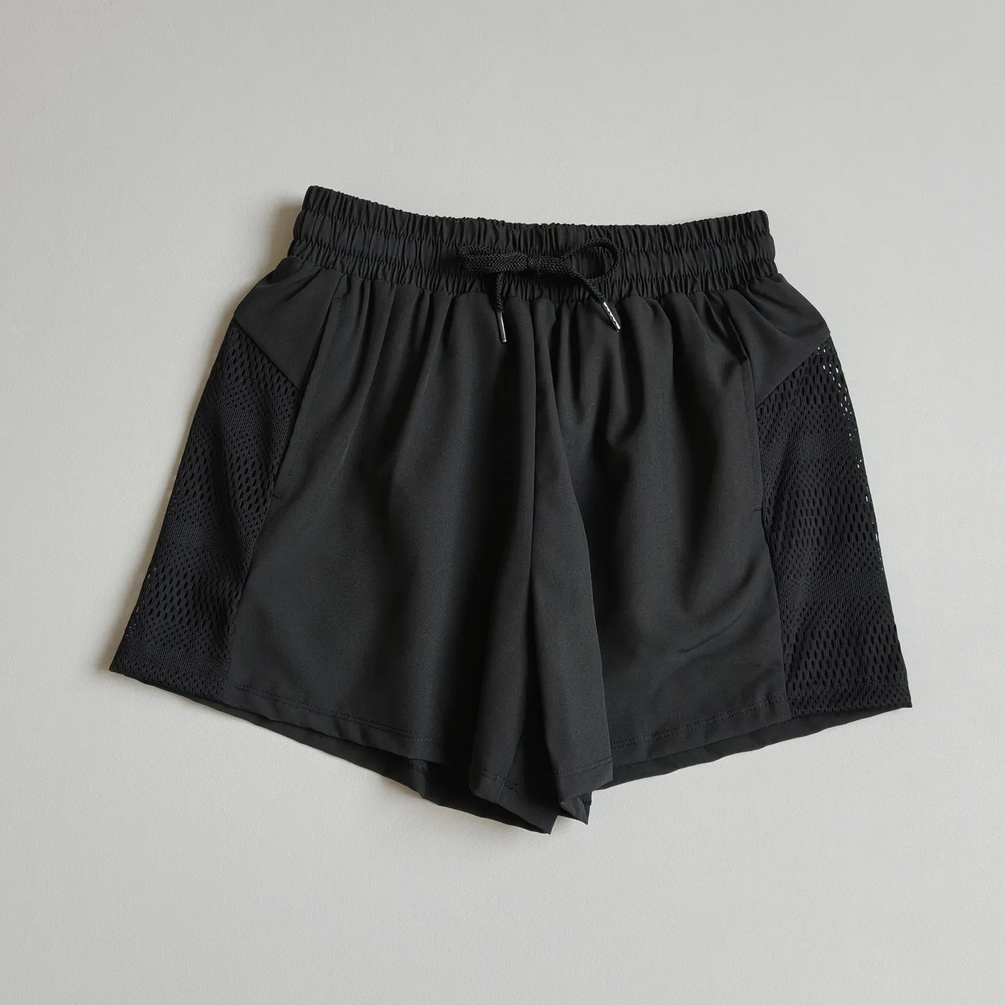 Damen Sommer-Sportshorts, dünn, Anti-Exposure, für Laufen, Freizeit, Fitness, Outdoor-Training, atmungsaktiv, schnelltrocknend, Yoga-Hose – Detail 6