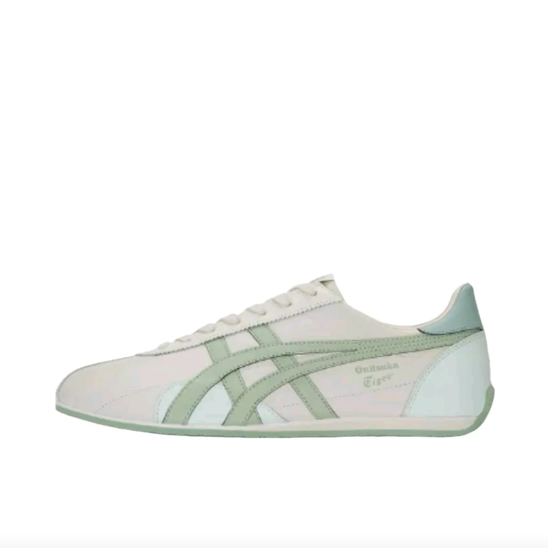 

Мужские и женские кроссовки Onitsuka Tiger Runspark, приятные для бюджета, устойчивые кроссовки, бежевый/зеленый