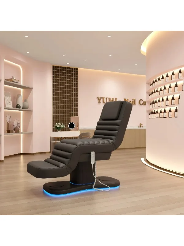 Salon shop electric beauty bed beauty salon electric lift facial management bed spa massage bed micro injection