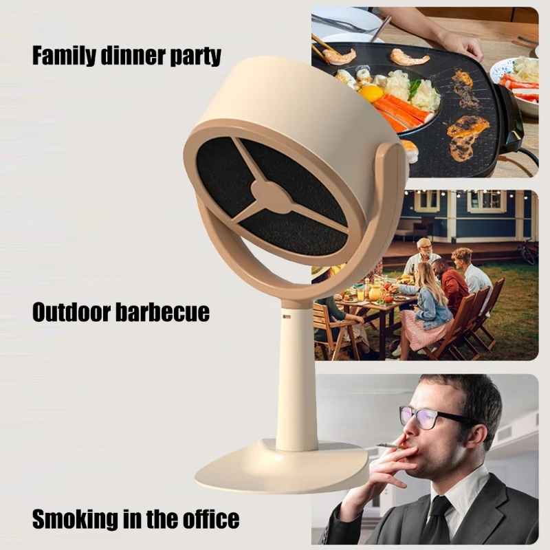실내 바베큐 및 주방 쉬운 청소 추출기 후드를위한 휴대용 데스크톱 범위 후드 배기 팬