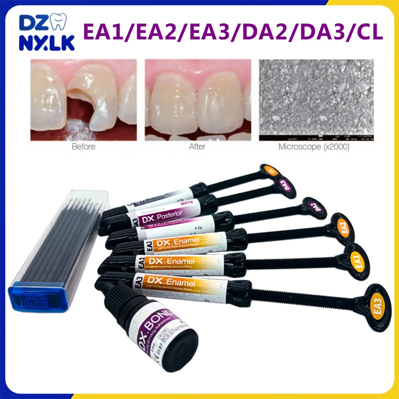 

DX.Incisal Light-Curing Dental Enamel Light Curing Composite Resin Esthetic Nano Hybrid Resin Anterior Teeth Restoration Dentist
