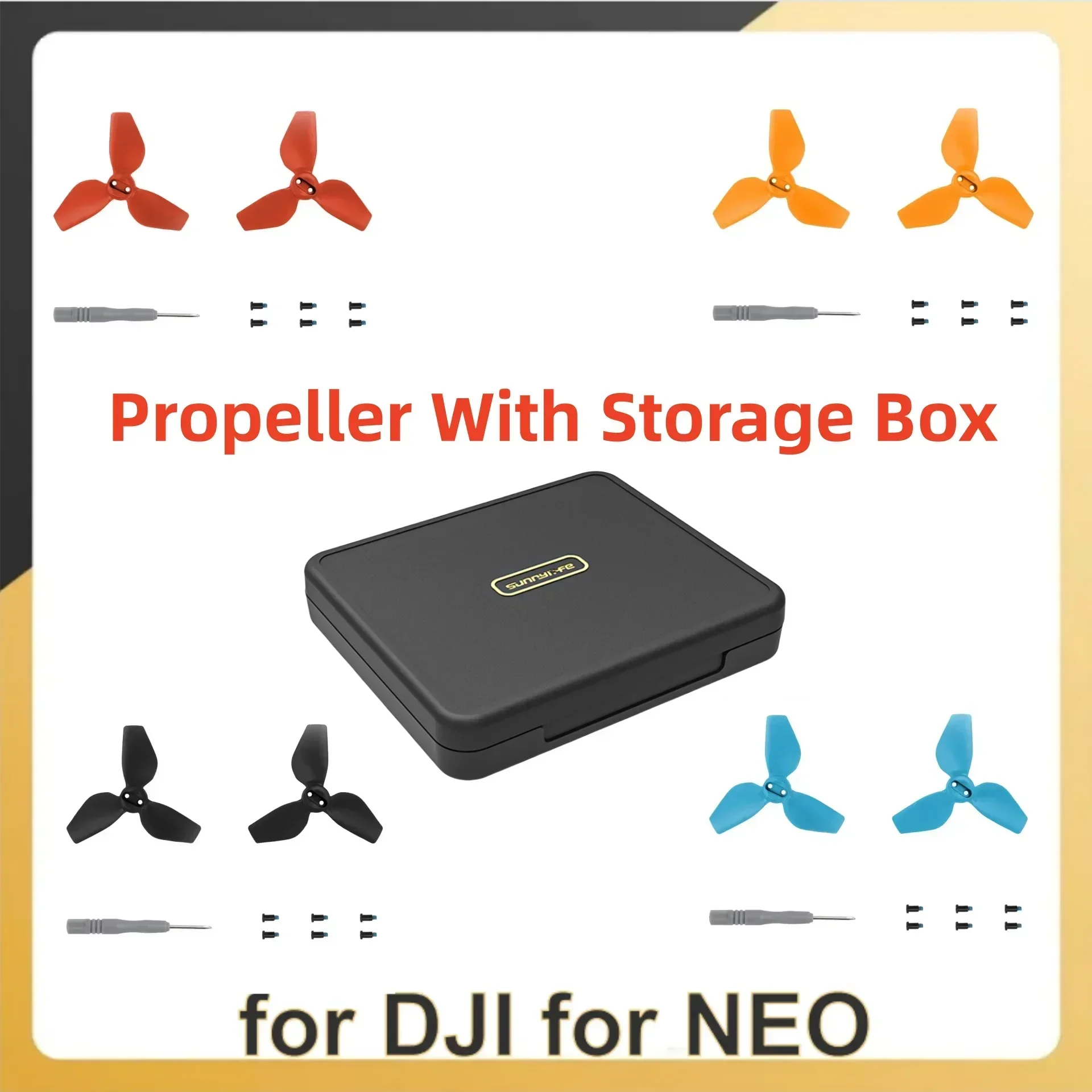 

Propeller For DJI For Neo Handheld Flight Camera 2016S Color Paddle Lightweight Drone Coloured Paddle With Storage Box