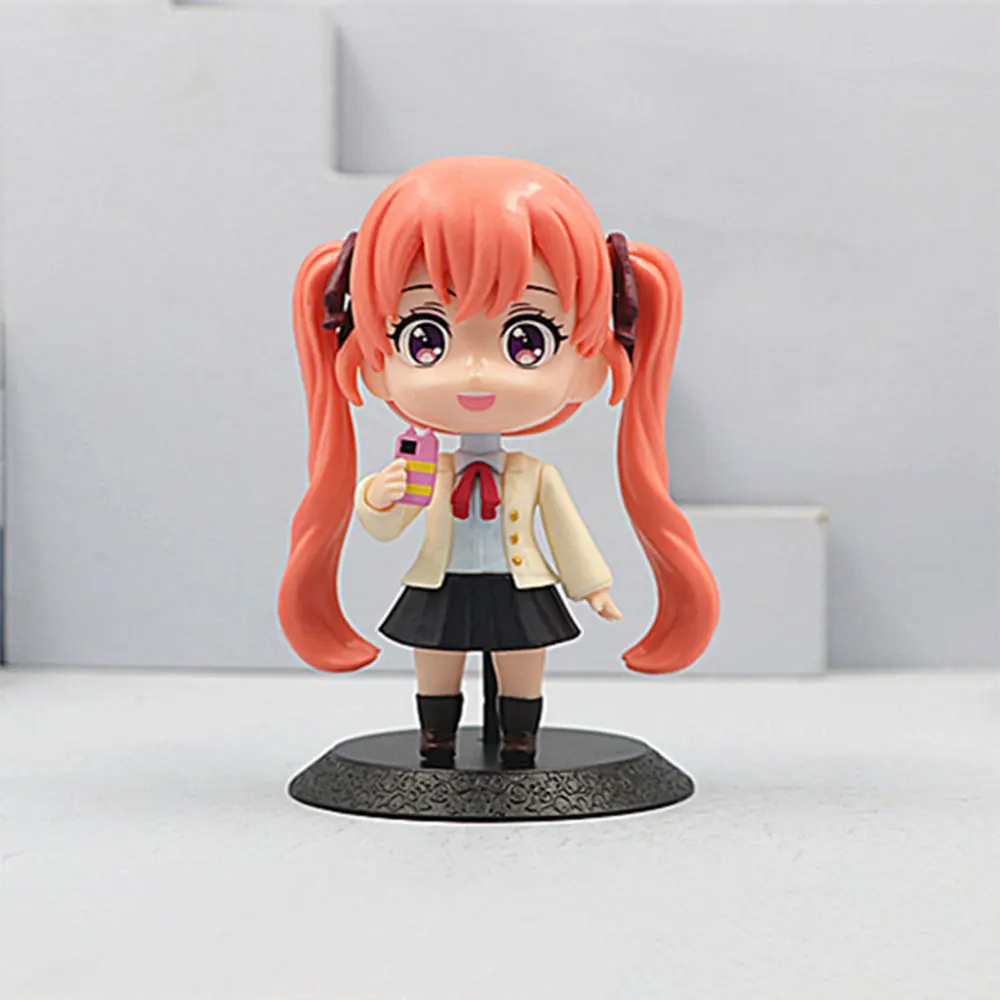 10 سنتيمتر أنيمي زوجين من الوقواق الشكل أمانو إيريكا 3 نماذج حامل الرسوم المتحركة نموذج اللعب الهدايا جمع الديكور الحلي البلاستيكية