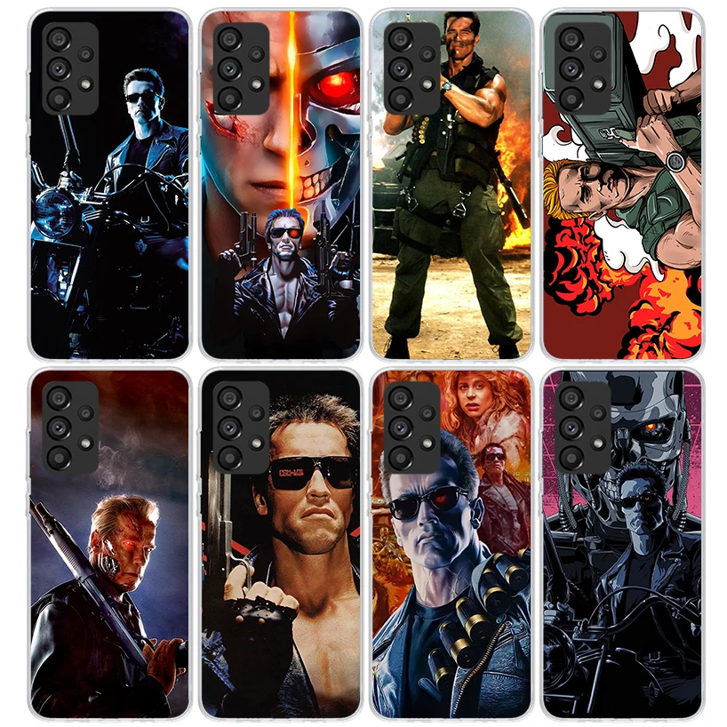 Arnold Schwarzenegger Terminator Phone Case for Samsung Galaxy A15 A25 A35 A55 A14 A24 A34 A54 A13 A23 A33 A53 A12 A22 A32 A52 A