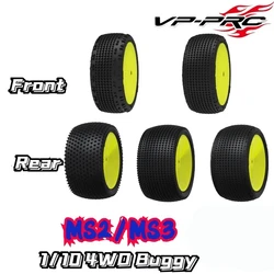 Super Price VP PRO RC 1/10 4WD Buggy Tire Front Rear Soft Evo 12mm Nut RC Racing Tire High Grip TLR Xray AE SWORKZ