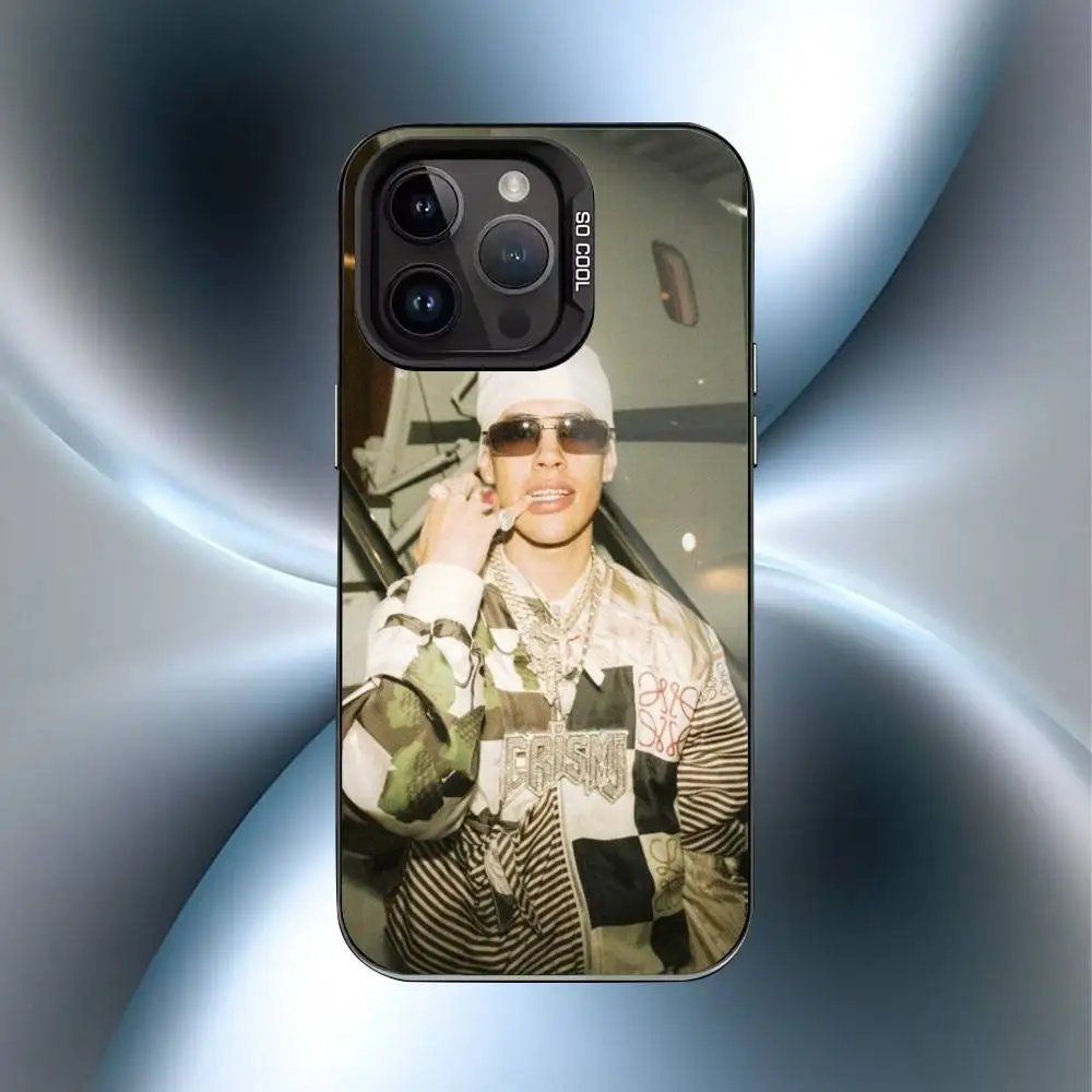 เคสโทรศัพท์ C-Cris M-MJ แร็ปเปอร์ชาวชิลี สำหรับ iPhone 16,15,14,13,12,17,Pro,MAX สีดำด้าน ป้องกันการกระแทก