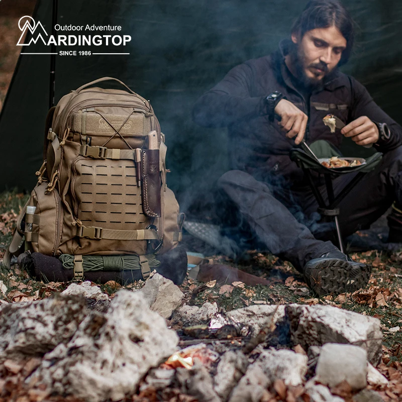 Mardingtop Hiking Camping Outdoor Tactical Mountaineering Backpack Multi functional Travel Short Distance