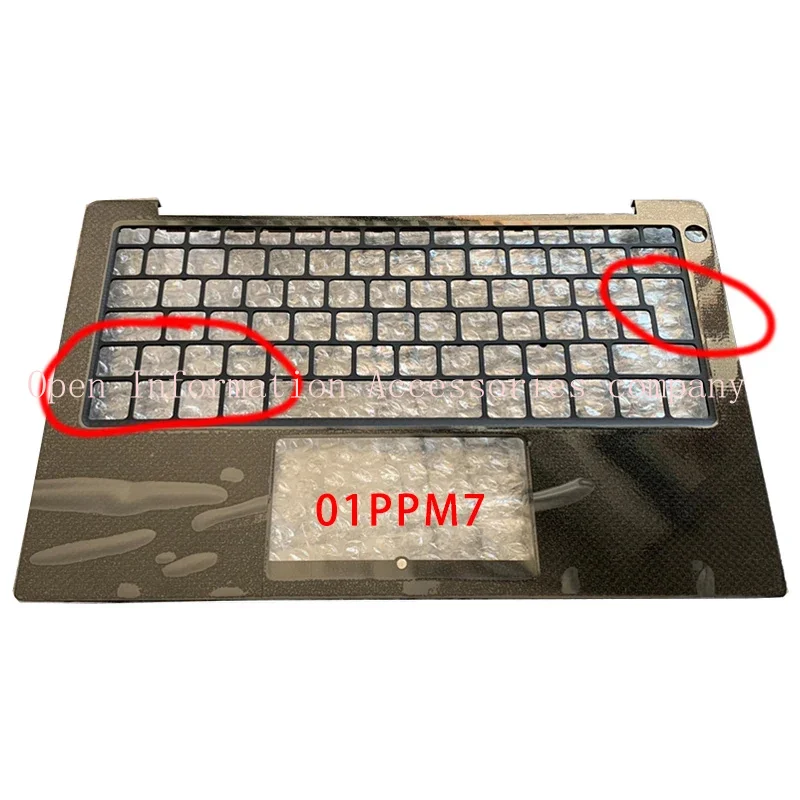 New For Dell XPS 13 9370 9380 7390 9305 Shell Replacemen Laptop Accessories Palmrest/US Keyboard With Backlight Black 0KPRW0