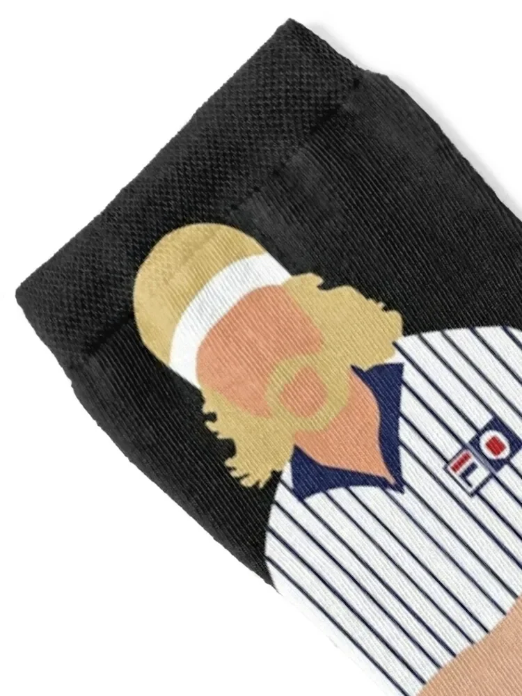 Bj?rn Borg vs John McEnroe Classic T-Shirt Socks men cotton high quality set moving stockings Socks For Man Women's