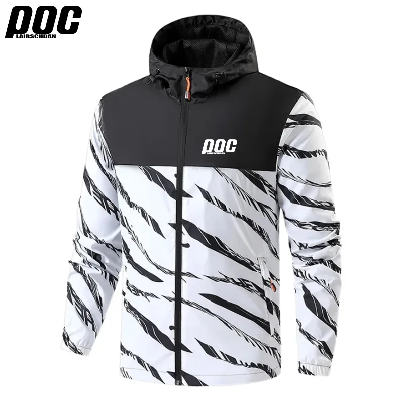 LairschDan POC Cycling Windproof Jacket Men Bike Polyester Waterproof Apparel MTB Road Downhill Jersey Bicycle Riding Breathable