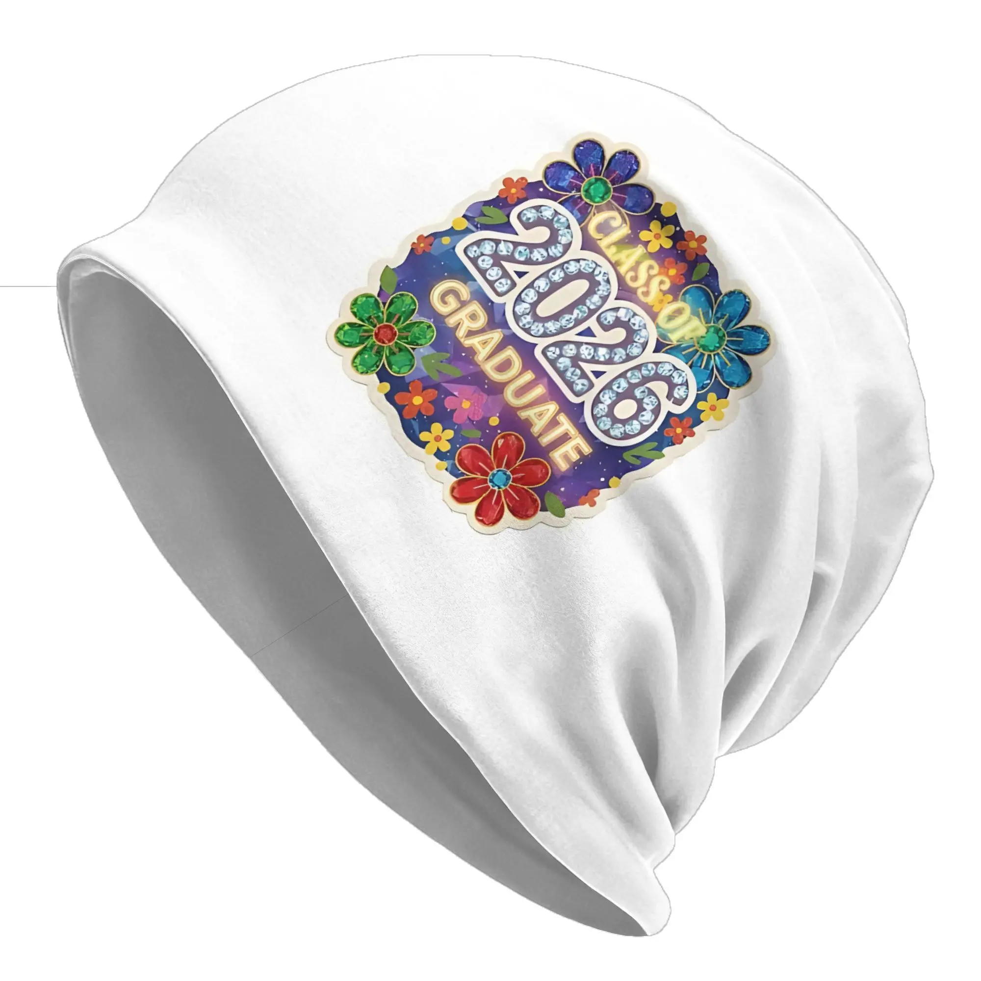 Graffiti Hat Senior 2026  Class Of 2026 Caps For Men Women Graduation in 2026 Skullies Beanies Ski Caps Soft Bonnet Hats