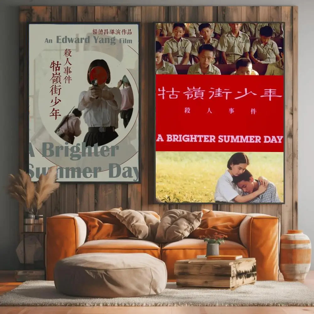 classic movie A-A Brighter Summer Day-Y Painting Calligraphy Elegant Botanical Decor for Living Room Modern Interior Design