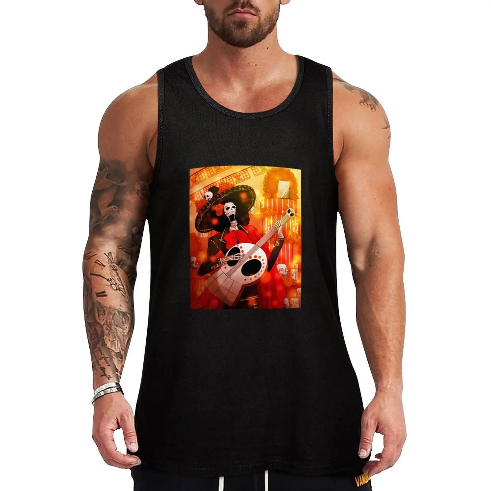 el mariachi brook Tank Top sleeveless gym shirt man fitness Men's sleeveless gym shirt men t-shirt Men's