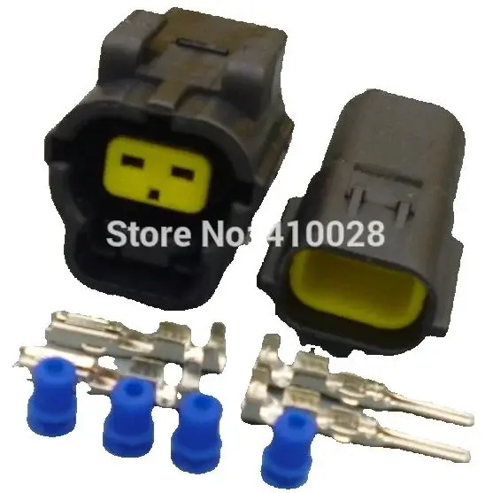 worldgolden 5/30/100sets Car Waterproof  1.8mm  2 Pin male and female  Electrical Wire Connector Plug Car Motorcycle Marine