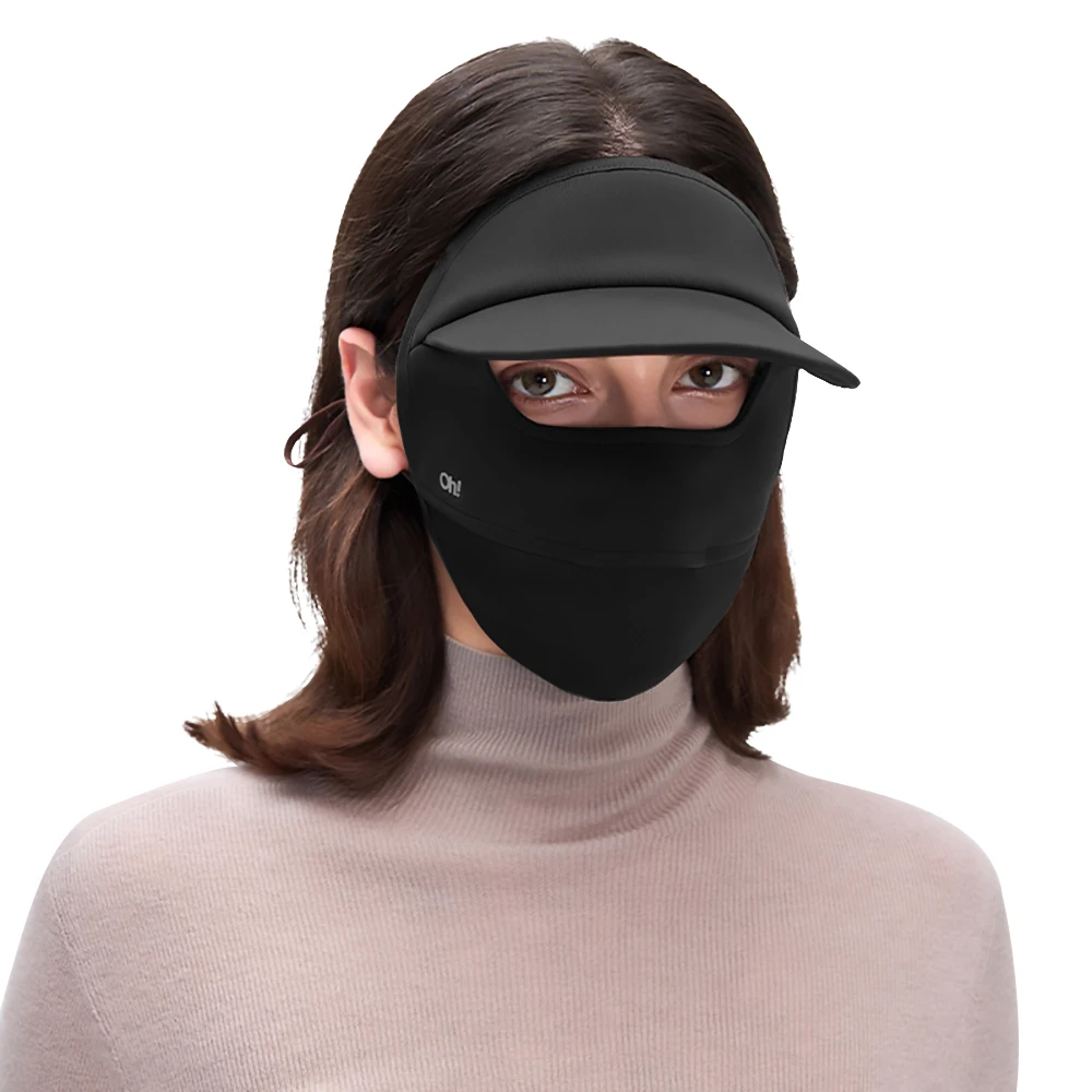 OhSunny 冬用フルフェイスカバー暖かいマスク、熱を増加させる防風マスク肌に優しい裏地、屋外の寒い天候の保護