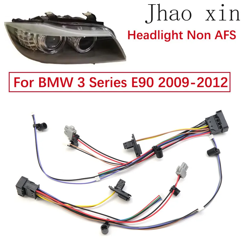 

Комплект внутренней проводки фар для BMW 3 серии E90, внутренний разъем, проводка фар 2009-2012 без AFS
