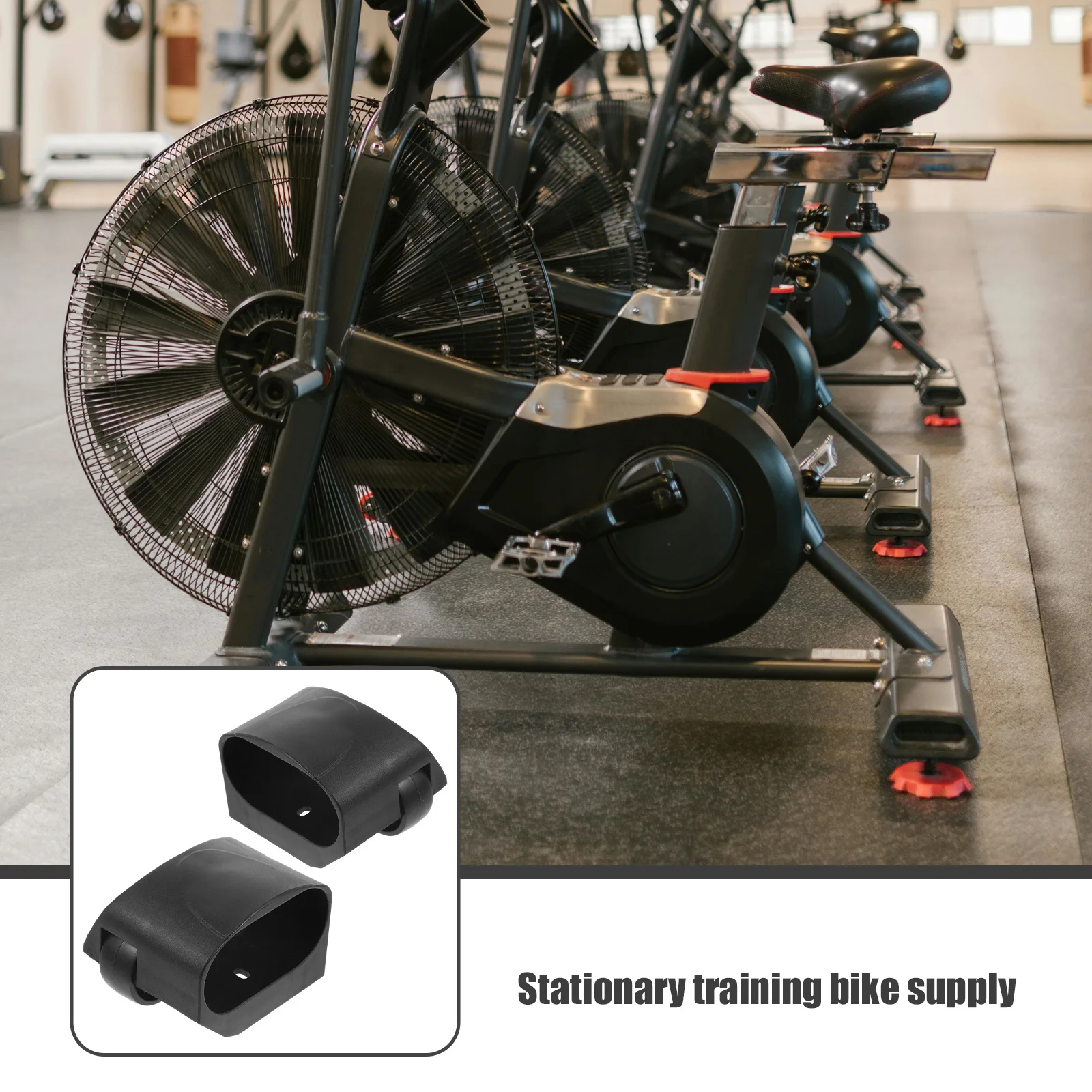 

Roller Sleeve Plastic Plug For Exercise Bike Noise Reduction Floor Protection Training Bike Accessory Stationary