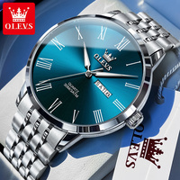 OLEVS 3633 Business Men's Watch Classic Fashion Simple Dual Calendar Scale Roman Original Watch Luxury Brand Men's Quartz Watch