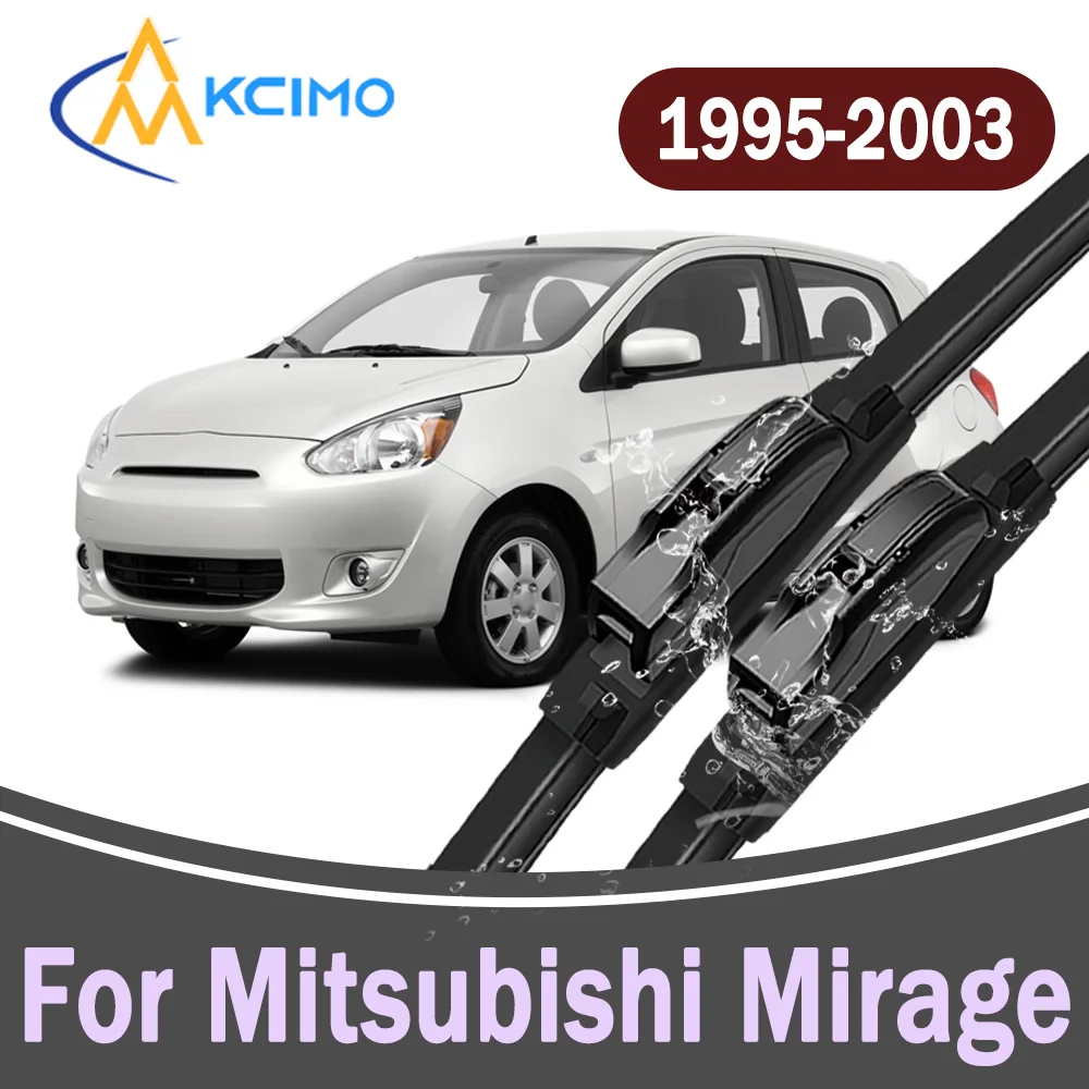 

All-Weather Front Windscreen Wiper Blades For Mitsubishi Mirage CK 1995-2004 High Quality Car Windshield Replacement Parts 2Pcs