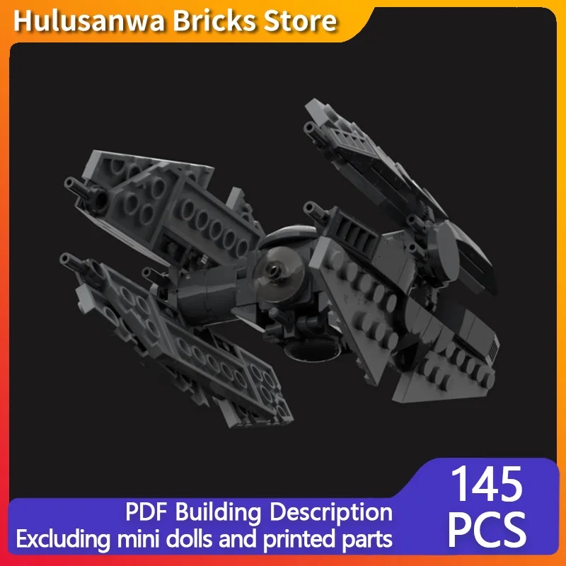 

Популярная модель фильма MOC, строительные кирпичи, форсунки для космического истребителя, модульные технологии, подарки, праздник, сборка, детские игрушки, костюм