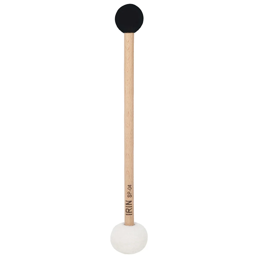 

Double Head Double-headed Singing Bowl Mallet Bass Drum Felt Percussion Drumsticks