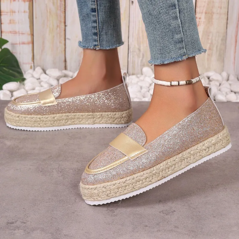 

2024 Women's height increase shoes New low-top spring and autumn shoes Women's loafers Casual high-quality fashion sneakers