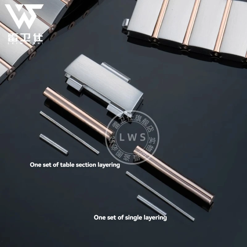For Ome-ga Watch Chain Constellation Double Eagle Metal Strap Accessories Watchband Stainless Steel Bracelet Extended Section