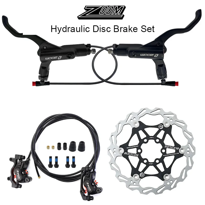 E-Bike MTB Hydraulic Disc Brake Set 1100mm 1850mm Electric Bike Hydraulic Disc Brake Set Power Control Shifter Bicycle Brakes