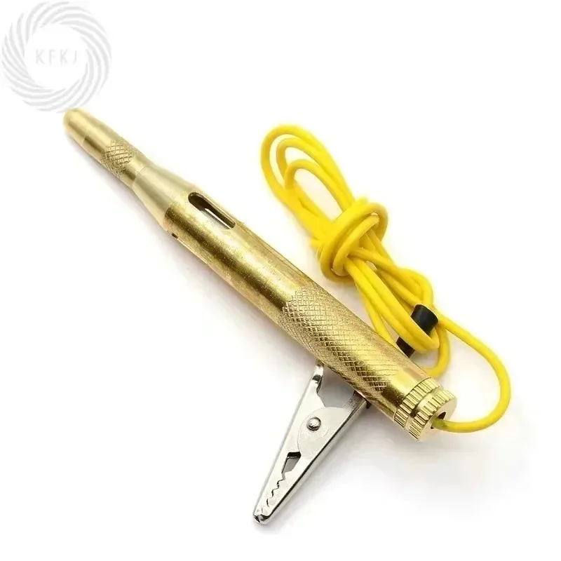6V/12V/24V Cable and Clip Circuit Tester Car Auto Circuit Fuse Voltage Tester Test Light Probe Pen DC