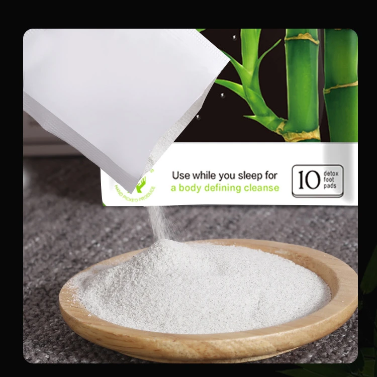 Bamboo Charcoal Mugwort Bamboo Foot Patch Multifunctional Body Health Adhesive Herbal Formula Stress Relief Feet Pads - Image 5