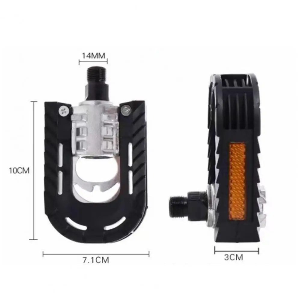 

1 Pair Cycling Pedals Stable Mountain Bike Pedals Lightweight Practical Cycling Riding Flat Pedals Bike Accessories