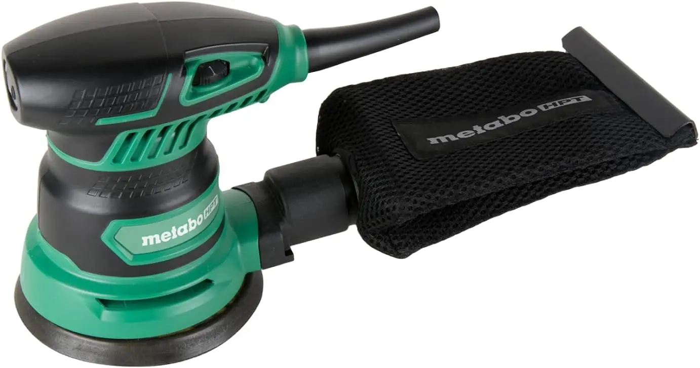 

5-Inch Variable Speed Random Orbit Finishing Sander with Dust Collection, Compact Lightweight Design for Woodworking