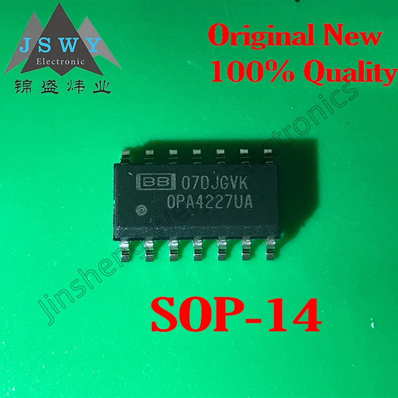 

5 ~ 10PCS OPA4227UA OPA4228UA OPA4251UA SMD SOP14 Chip Electronic IC 100% Brand New and Genuine Shipping