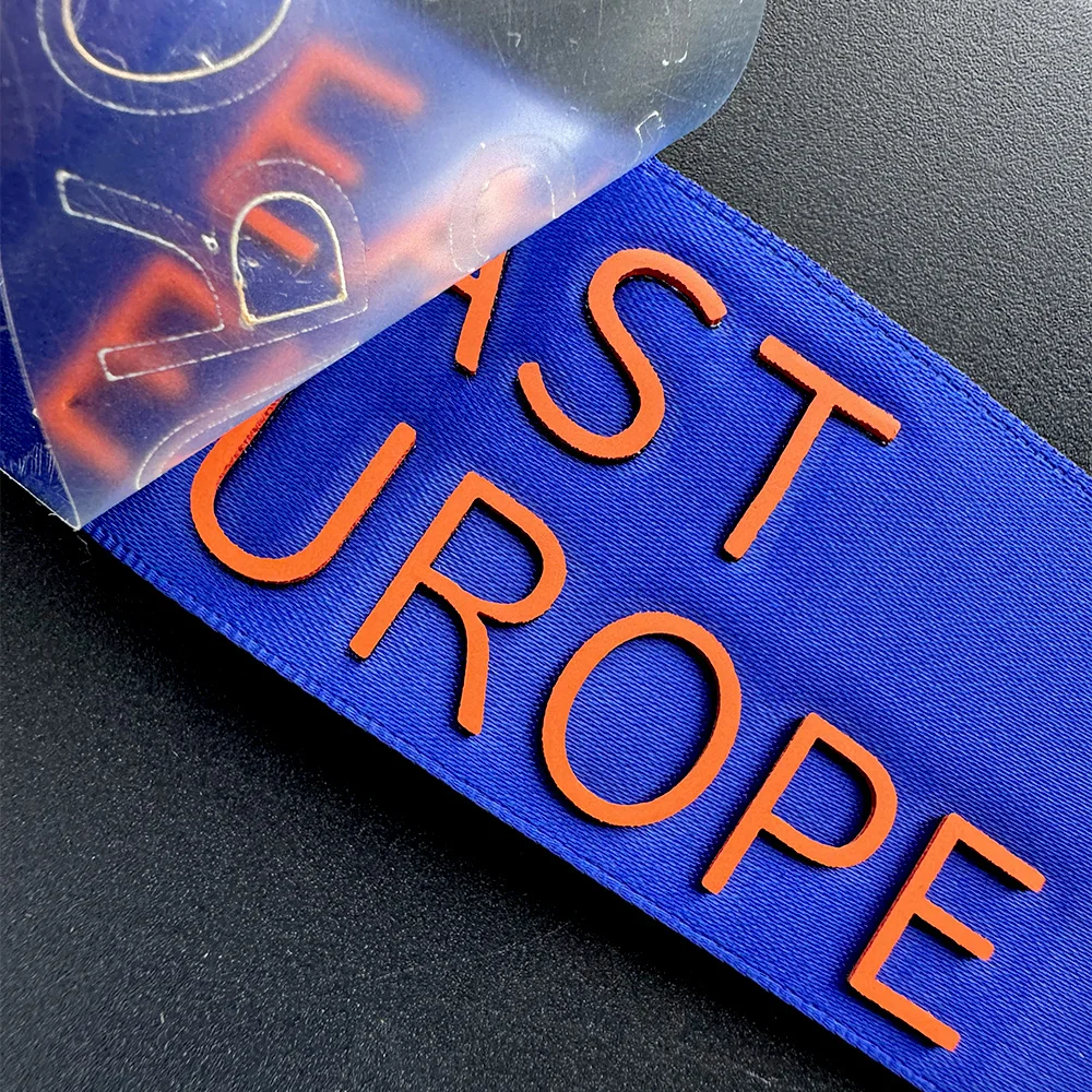 Thick 3D Personalized Soft Vinyl Labels Plate Heat Transfer Patches Clothes Washing Logo Printing Customized 4-12cm 0.6mm