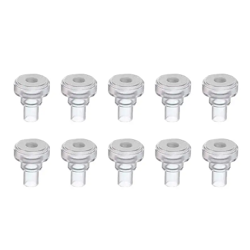 5Pcs Clear Perfume Dispenser Syringe Needle Conversion Head Universal Portable Leak-proof Adapter for Trip Liquid Refilling