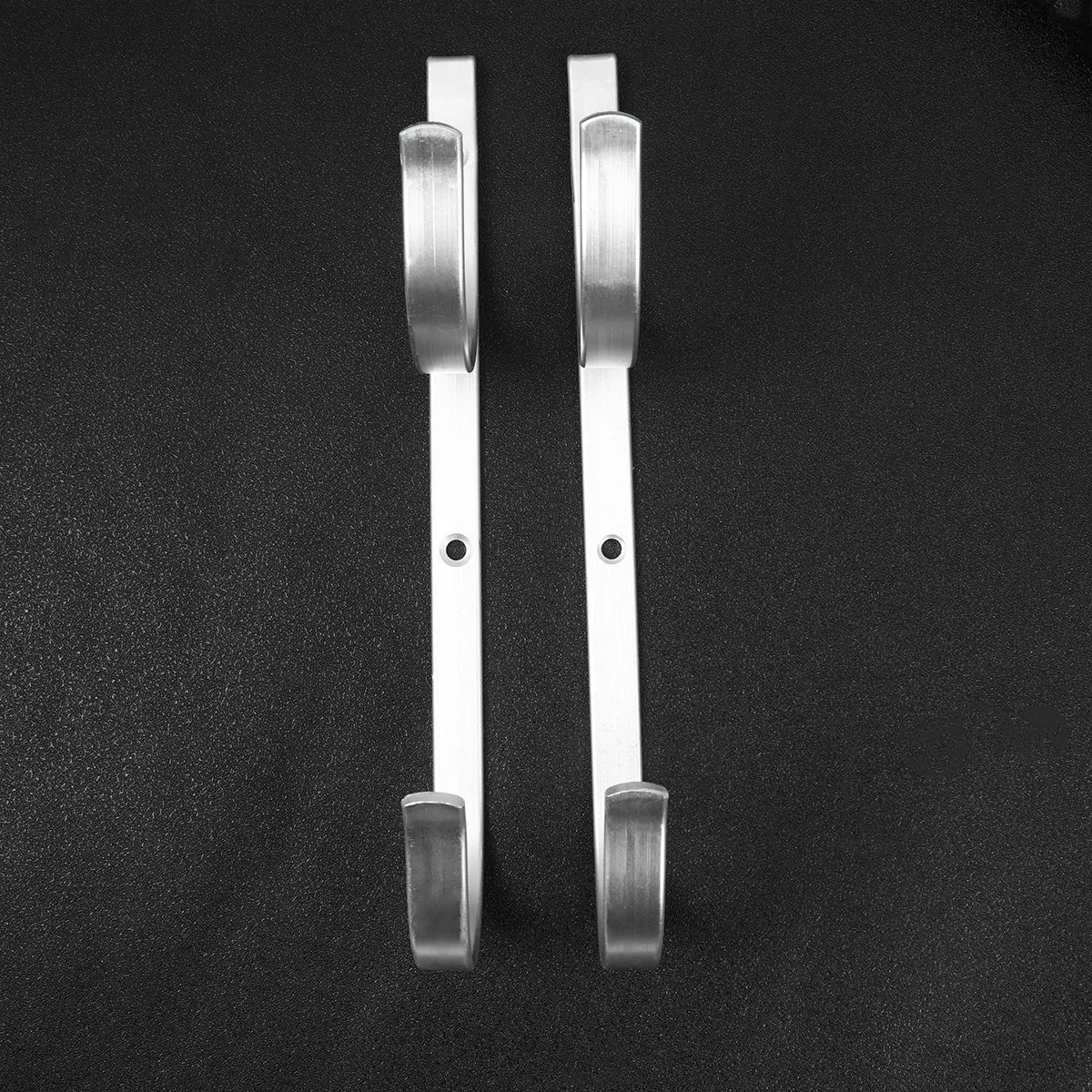 

1Set Gardening Metal Hook Water Hose Bracket Durable Hanging Organizer Pool Rod Hook Silver Includes Screws Gardening Bracket