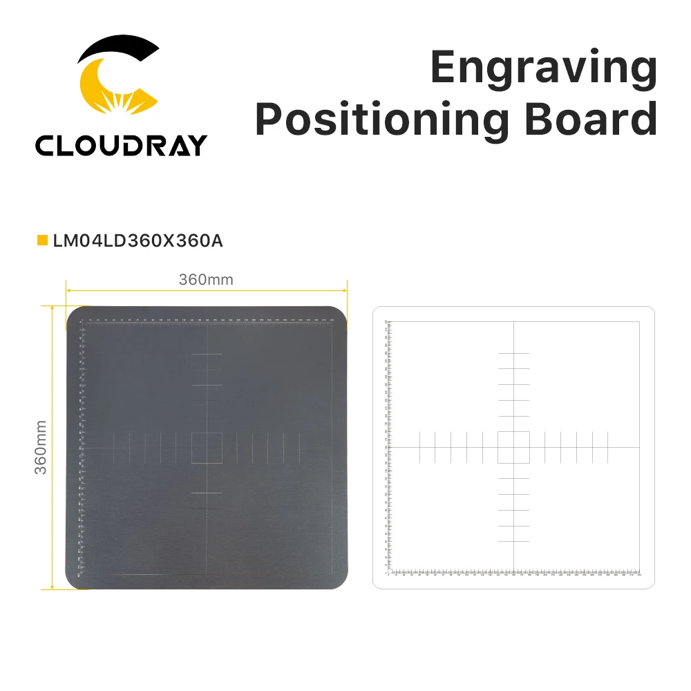 Cloudray Engraving Positioning Board Workstation with Precise Grid Scale Coordinates Provide Accurate  For Engraving or Marking
