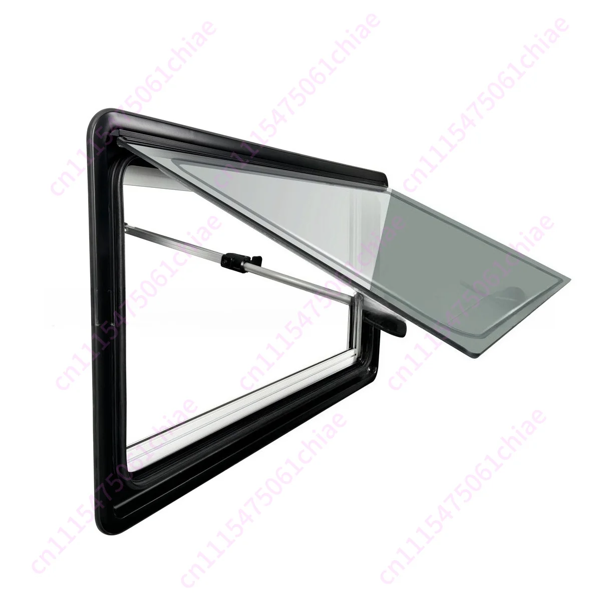 MD‑JPR10 RV Right‑Angle Push‑Out Side Window, Integrated Molding Roller Blind Flyscreen Complete Camper Van Accessory