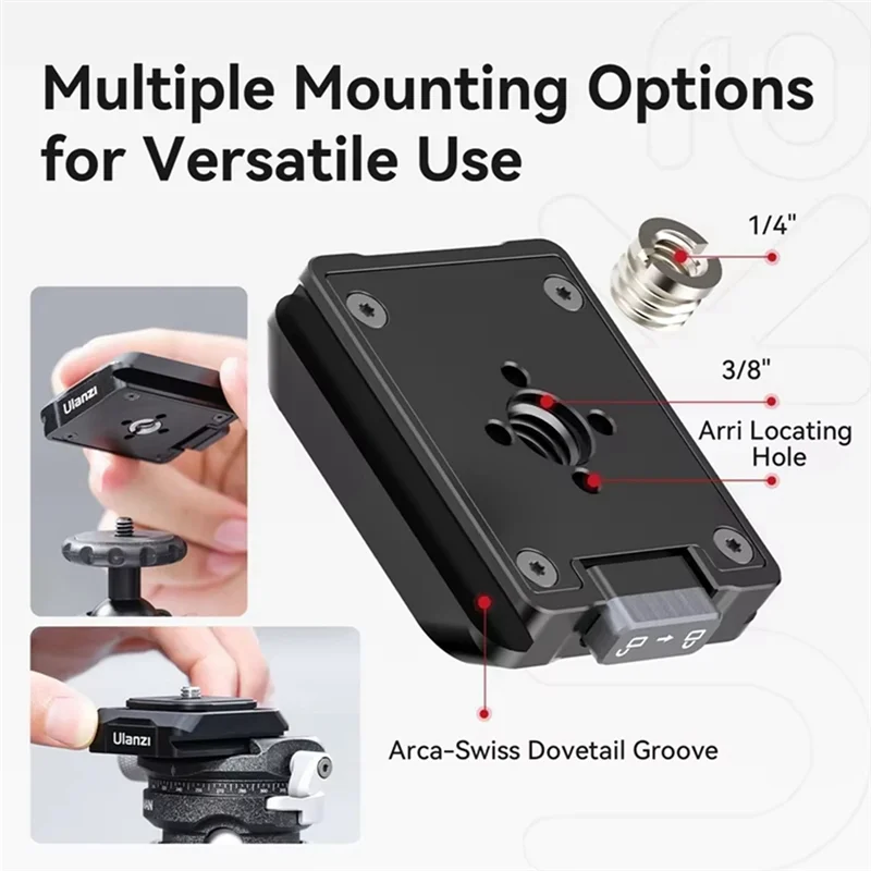 

ABKI-Ulanzi UKA Quick-Release Plate Andbase Compatible Withuka & F38 Plates Forcamera Tripod Quick Release Plate UKA02 Cover