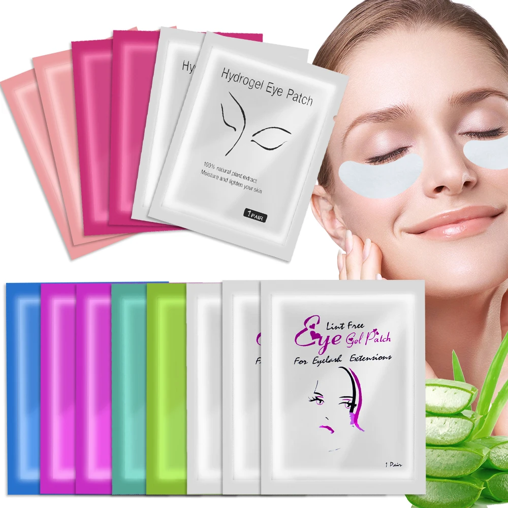 

200/300/400 Pairs Hydrogel Eyelash Patches for Extension Lash Lift Makeup Under Gel Eye Patches Pads Eyelash Extension Patch