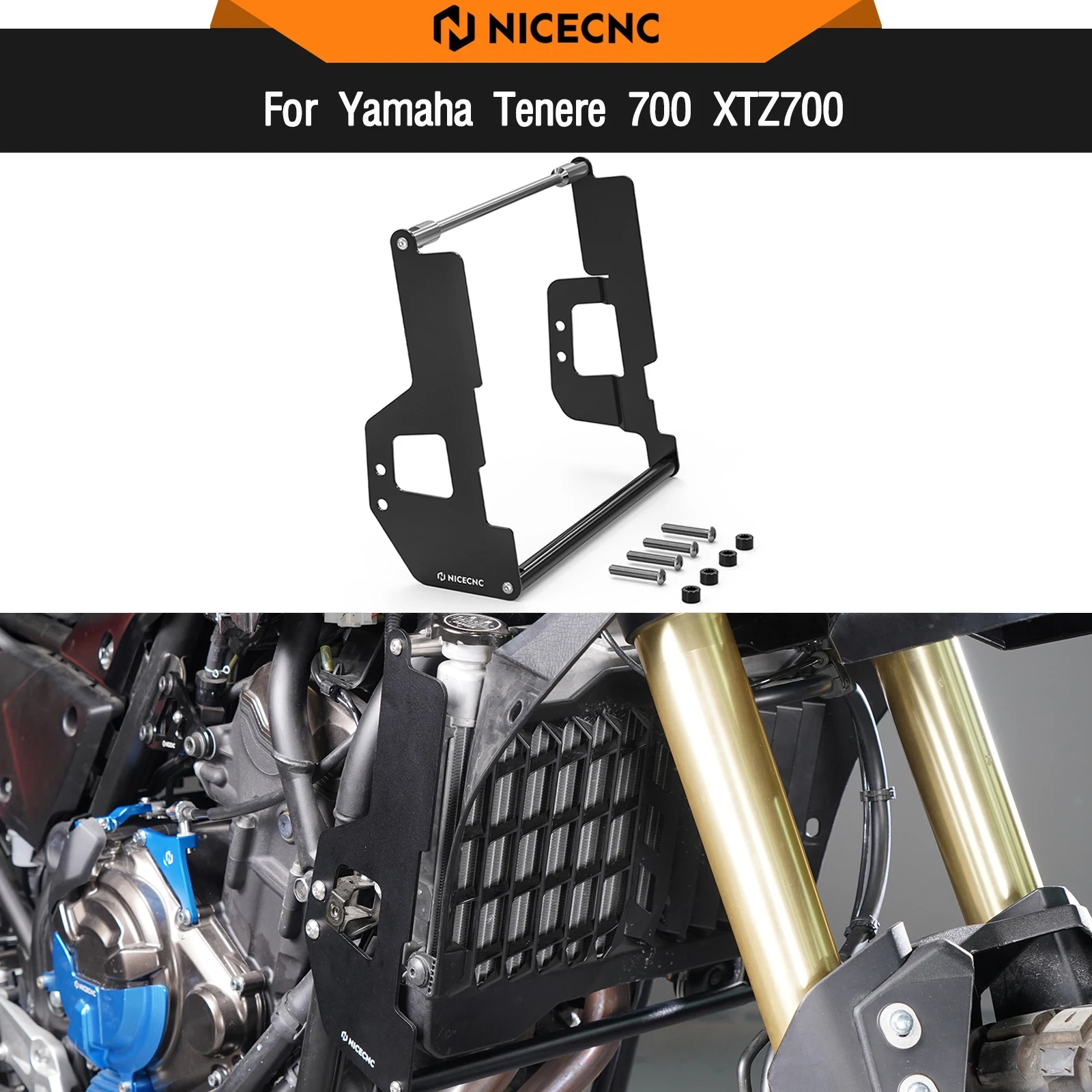 

For Yamaha 2019-2024 Tenere 700 T7 XTZ 700 TENERE700 Radiator Protection Frame Tenere700 XTZ700 T700 Tenere 700/XTZ700