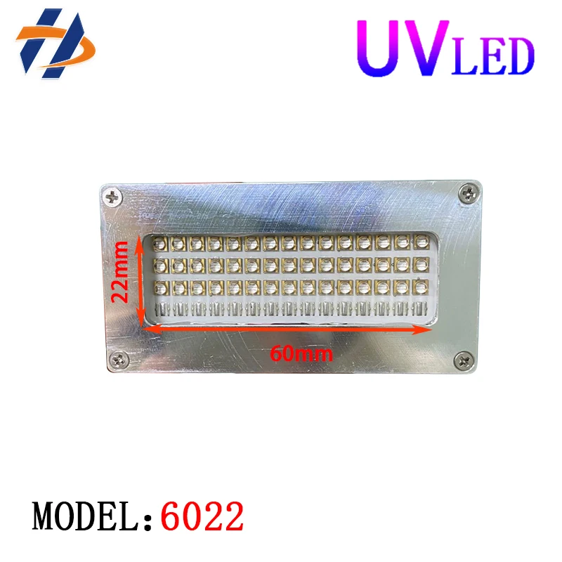 Water Cooled  Curing  Array LED Lamp Printer Epson 6090 6045 Printhead Inkjet UVLED Lamp For Printing Industry 6022