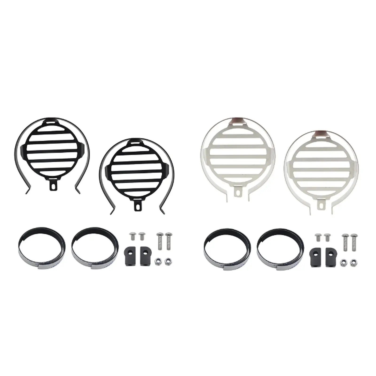 قطعتان من أغطية مصابيح الضباب للدراجات النارية تحل محل قطع الغيار الاحترافية