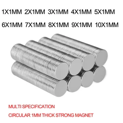 2*1 Mini kleine runde starke Magnete 1*1 3*1 4*1 5*1 6*1 7*1 8*1 Dünnscheiben-Neodym-Magnet magnet 9*1 10x1