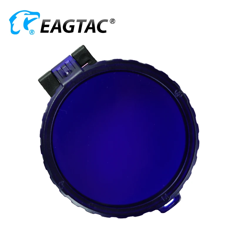 

Синий фильтр EAGTAC с откидной крышкой (пластик) для светодиодного фонарика серии EAGTAC T G S M