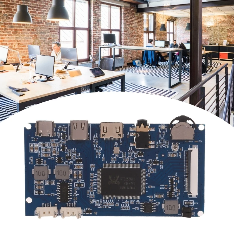 HDMIcompatible USB TypeC Control Driver Board RTD2556 Chip For LCD Screen Display LVDS Display Driver Board