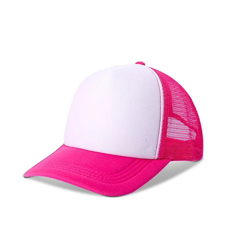 5 unids/lote sublimación multicolor gorras de béisbol para adultos sombreros en blanco para la escuela Camping al aire libre y uso deportivo