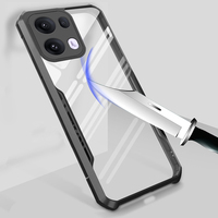 Transparent Acrylic Case For Oppo Reno13 Pro Reno13Pro 5G TPU Soft Frame Shockproof Phone Cover OppoReno13Pro Reno 13 Pro Fundas